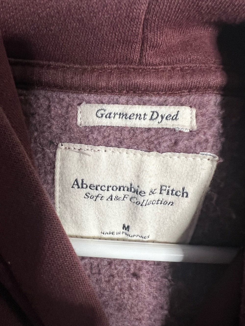 Abercrombie and Fitch Burgundy Hoodie Sweater Womens Medium - Picture 3 of 5